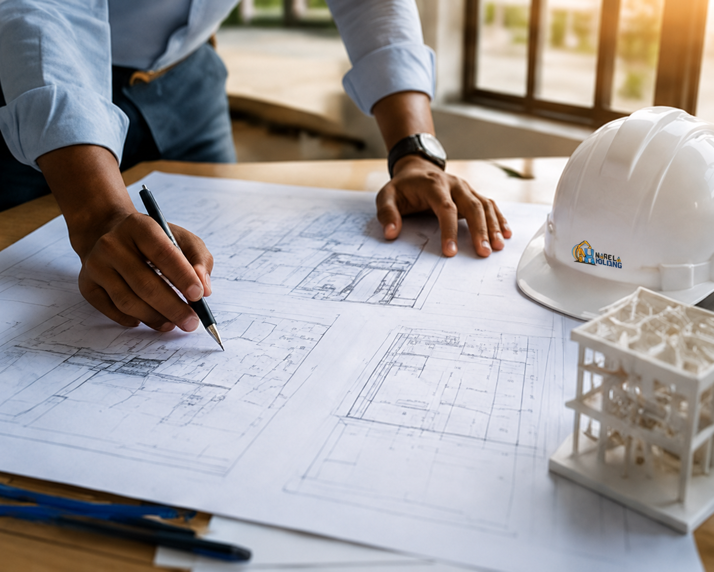 Plan architectural — vision Narela Holding